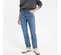 Vaquero regular, recto, talle alto. Talla 42. Color Azul Doble Stone