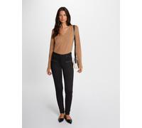 Vaquero slim con cremallera negro mujer 36