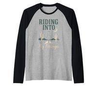 Vaquero Triste Vaquero Occidental Emo Country Music Fan Alt Country Camiseta Manga Raglan
