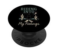 Vaquero Triste Vaquero Occidental Emo Country Music Fan Alt Country PopSockets PopGrip Adhesivo