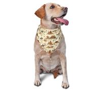Vaquero Valiente 2 (Impresión) Bandana para Perro Ajustable Pañuelo para Perro Moda Bufanda De Mascota para Cachorro Perros Pequeños Y Medianos Perros Grandes