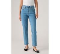 Vaqueros 501® Crop Mujer Talla 24 Longitud 26. Color Azul