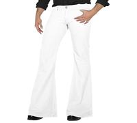 Vaqueros Acampanados Estilo Disco de los años 70 para Hombre: Pantalones Vaqueros Retro de Campana, Pierna Ancha, Cintura Alta, Estilo Vintage, para d