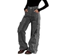 Vaqueros Anchos Mujer Pantalón Vaquero Mujer Pantalones Campana Vestir Pantalon Negro Disfraz Traje Fiesta Termicos Chaleco Termico De Pana Vestidos Talle Medio Jeggins Camisa Vaquera XXL Elasticos