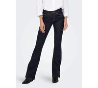 Only ONLBLUSH - Vaqueros Acampanados para Mujer, Dark Azul Denim, XL / 30L