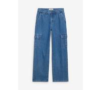 Vaqueros cargo, loose fit, con cintura ajustable, straight 140