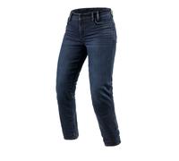 Vaqueros cortos de moto para mujer Revit Violet BF lavados azul-negro W29/L30