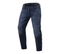 Vaqueros cortos de moto Revit Micah TF lavados azul oscuro W28/L32