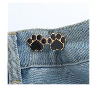 Vaqueros de cintura ajustable con diseño garra gatito, extraíbles, sin necesidad clavos, accesorios ropa ajustados(Black)