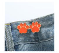Vaqueros de cintura ajustable con diseño garra gatito, extraíbles, sin necesidad clavos, accesorios ropa ajustados(Orange)