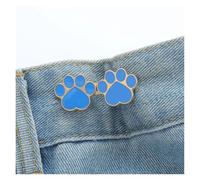 Vaqueros de cintura ajustable con diseño garra gatito, extraíbles, sin necesidad clavos, accesorios ropa ajustados(Blue)