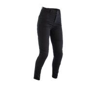 RST Jegging Vaqueros de mujer en motocicleta, negro, Talla Short XS