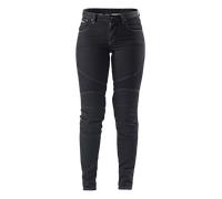 Vaqueros de moto para mujer Furygan Purdey Evo Slim en color negro W30/L30