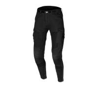 Macna Bombar Pantalones textiles de moto, negro-gris, tamaño 36 para Hombres