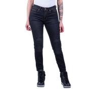 Vaqueros de Moto Mujer Course Lara Slim Fit NegroW28 x L32 Negro