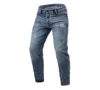 Vaqueros de moto recortados Revit Rilan TF azul vintage medio W31/L32