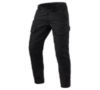 Revit Cargo 2 TF Vaqueros de moto, negro, Talla 31/34