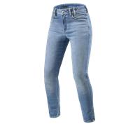 Revit Shelby 3 Skinny Vaqueros de moto para mujer, azul, tamaño 26 30