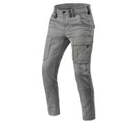 Revit Cargo Brant Slim Vaqueros de moto, gris, tamaño 30 para Hombres