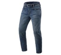 Vaqueros de moto REV'IT! Detroit 3 Tapered Azul OscuroW28 x L34 Azul Oscuro
