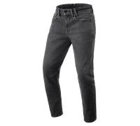 Vaqueros de moto REV'IT! Detroit 3 Tapered Negro Oscuro/PiedraW30 x L32 Negro Oscuro,Piedra