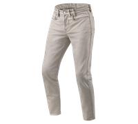 Revit Jamison Slim Vaqueros de moto, beige, tamaño 32 34 para Hombres