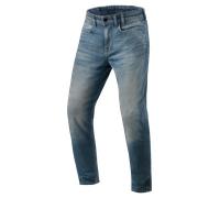 Revit Keegan Tapered Vaqueros de moto, azul, tamaño 30 33 para Hombres
