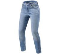 Vaqueros de moto Revit Shelby 3 Skinny para mujer en azul claro W32/L32