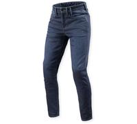 Revit Kai Skinny Vaqueros de moto, azul, tamaño 30 32 para Hombres