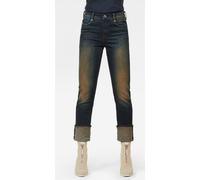 Vaqueros de mujer G-Star, rectos, Noxer High Straight, verde antic tizón,...