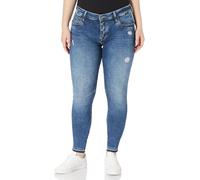 Vaqueros de mujer Mavi Adriana Mid-Rise, Super Skinny Mid distressed glam...