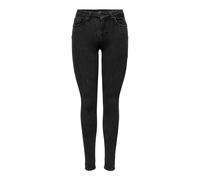 ONLY Onlpower Mid Push Up SK Jea Rea3722 Vaqueros, Medium Grey Denim, 32 Small para Mujer