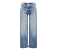 ONLY Onlhope Low Waist Wide Dnm Tai194 Noos, Azul, 26W / 30L Mujeres