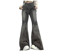 Vaqueros Elasticos Mujer Vaqueros Mujer Vestido Vaquero Denim Chaleco Pantalones Rectos Ropa De Tejanos Baggy Jeans Blue Anchos Pantalón Campana Faldas Vaqueras Talla Grande Trabajo Leggins Plateados