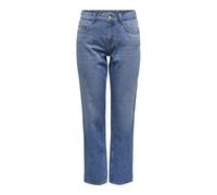 ONLY Straight fit Jeans ONLLUMI Mid Waist Mom Fit Jeans Medium Blue Denim XL 34 Medium Blue Denim