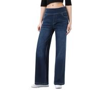 Vaqueros Mujer Cintura Alta Anchos Baggy Wide Leg Fit Pantalones Denim Vintage Elásticos Tallas Grandes Jean Cómodos Pierna Ancha Jeans Trousers