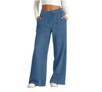 Vaqueros Mujer Comodos Vaqueros Anchos Talle Alto Pantalones Vaqueros Push Up Larga Baggy Pantalon Denim Elasticos Classico Streetwear Elasticizzati a Palazzo