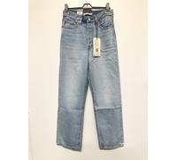 Vaqueros mujer Levi's Ribcage Straight Ankle 502 Taper B&T Grey, azul, 27W / 27L