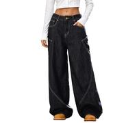 Vaqueros Mujer Pantalones Mujer Chaleco Vaquero Pantalón Negro Elasticos Blue Jeans Termicos Push Up Sweatpants Women Baggy Vestido Flare Termico Wide Leg Talla Grande Disfraz De Xs Pantalon Campana