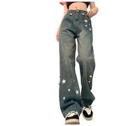 Vaqueros Mujer Pantalones Vaqueros Mujer Disfraz Vaquera Pantalon Pana Pantalón Campana Acampanados Vaquero Jeans Anchos Vestido Denim Vestir Tejanos Chino Transpirable Chaleco Elasticos 5XL Tallas