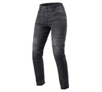 Revit Moto 2 Slim Vaqueros de moto para mujer, negro, tamaño 30 32