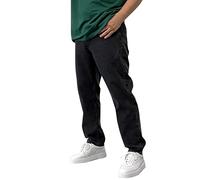 Vaqueros para Hombres Reino Unido - Pantalones Vaqueros de Mezclilla Azul Claro Ajuste Regular Rectos Relajados Vaqueros Elásticos de Frente Plano Pantalones de Mezclilla Casuales de Negocios Vaqueros