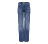 ONLY Straight fit Jeans ONLBLUSH Mid Waist Straight Fit Jeans Medium Blue Denim M 32 Medium Blue Denim