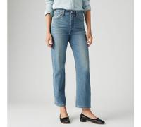 Vaqueros Ribcage Straight Ankle Mujer Talla 27 Longitud 29. Color Azul