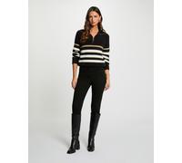 Vaqueros skinny de tiro alto denim negro mujer 36