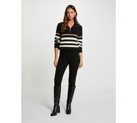 Vaqueros skinny de tiro alto denim negro mujer 38