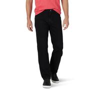 Vaqueros Wrangler Authentics cl?sicos de algod?n de 5 bolsillos, corte regular, para hombre, color negro, 38 ancho x 30 largo