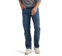 Vaqueros Wrangler Authentics de corte regular y cintura flexible para hombre, color azul oc ano (38 ancho x 30 largo)