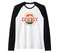 Vaqueros y Vaqueras o Estado Haciendo Cosas de Vaquero Todo el día Camiseta Manga Raglan