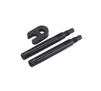 VAR Válvula Presta - 2ud Alargadores 40mm Negro